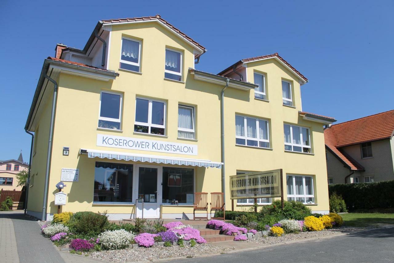 Strandnahe Ferienwohnungen Mit Garten Koserow エクステリア 写真